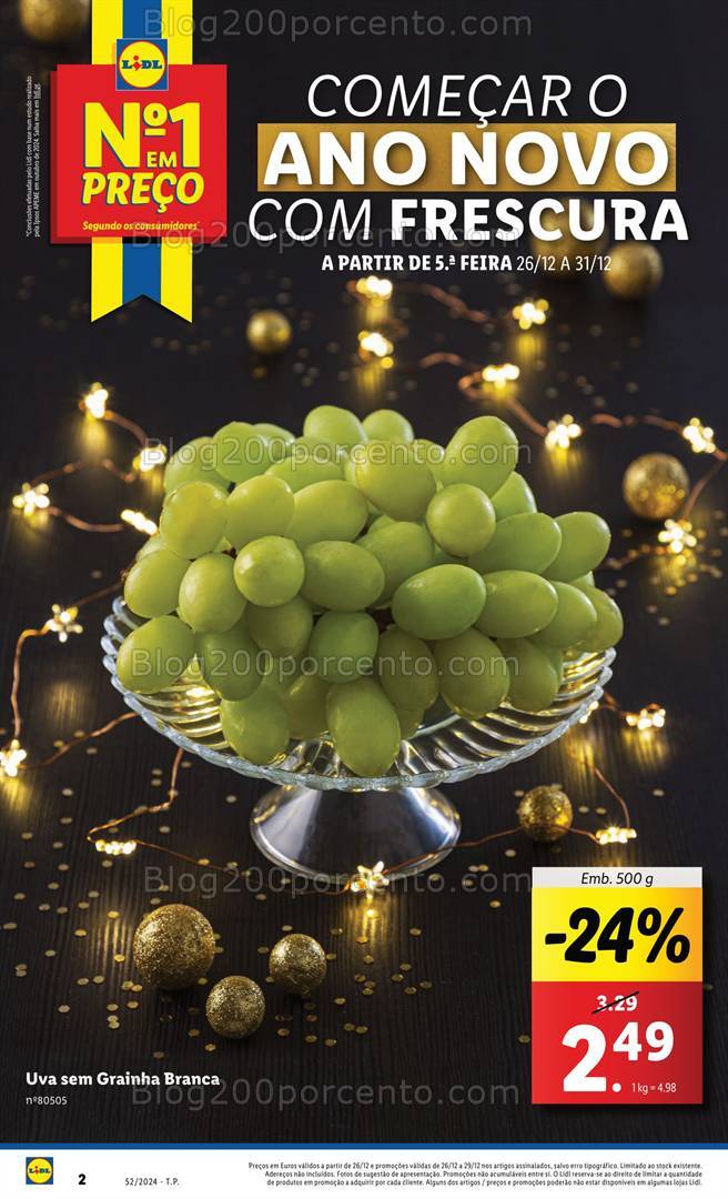 Antevisão Folheto LIDL Promoções de 26 a 31 dezembro