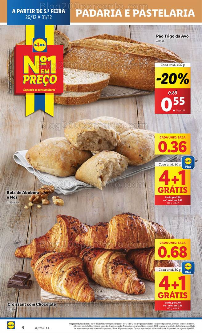 Antevisão Folheto LIDL Promoções de 26 a 31 dezembro