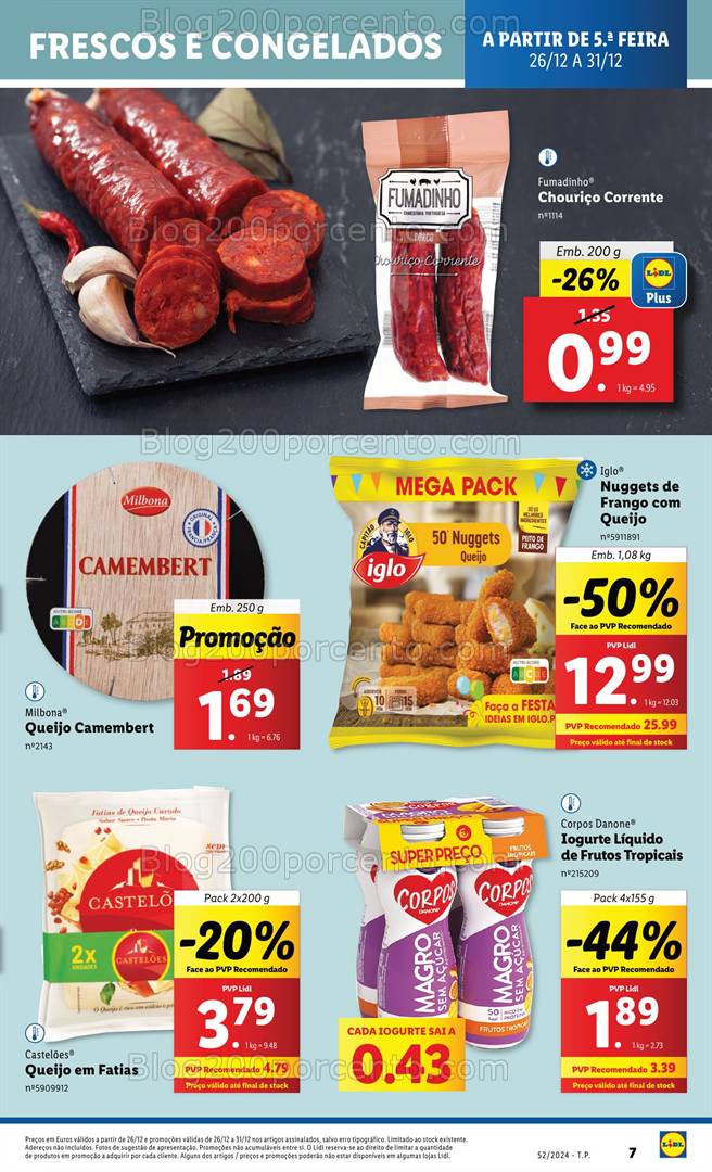 Antevisão Folheto LIDL Promoções de 26 a 31 dezembro