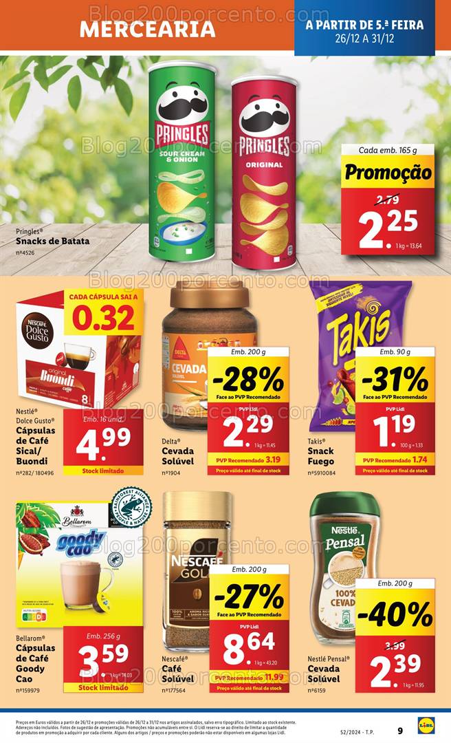 Antevisão Folheto LIDL Promoções de 26 a 31 dezembro