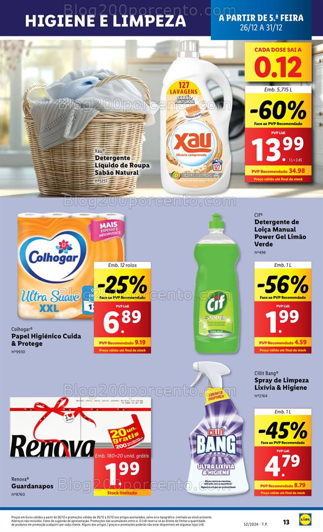 Antevisão Folheto LIDL Promoções de 26 a 31 dezembro