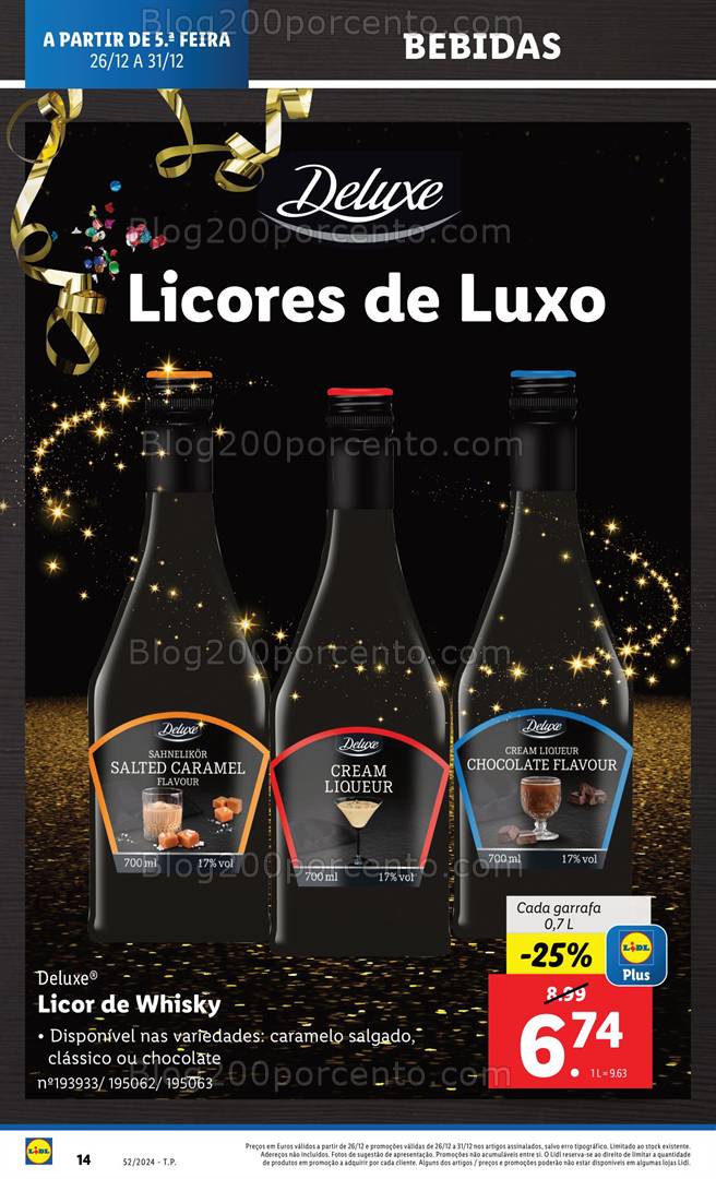 Antevisão Folheto LIDL Promoções de 26 a 31 dezembro