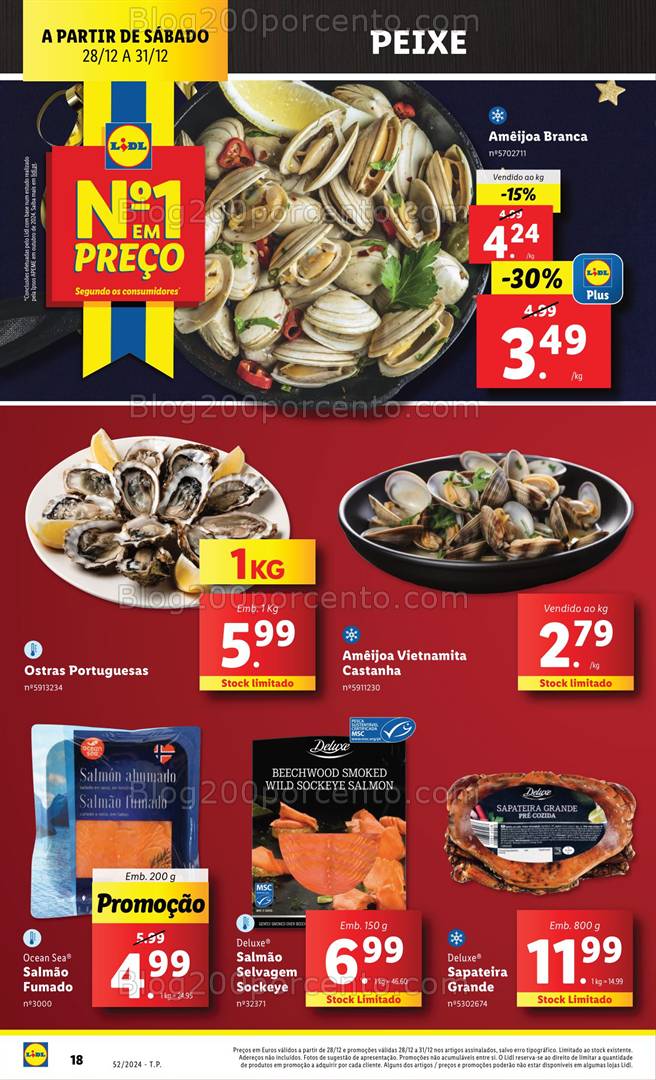 Antevisão Folheto LIDL Promoções de 26 a 31 dezembro