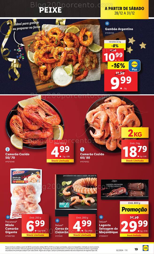 Antevisão Folheto LIDL Promoções de 26 a 31 dezembro