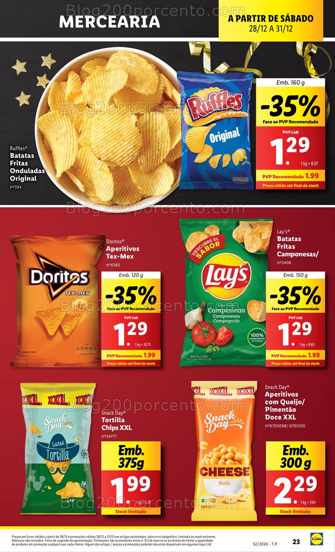 Antevisão Folheto LIDL Promoções de 26 a 31 dezembro