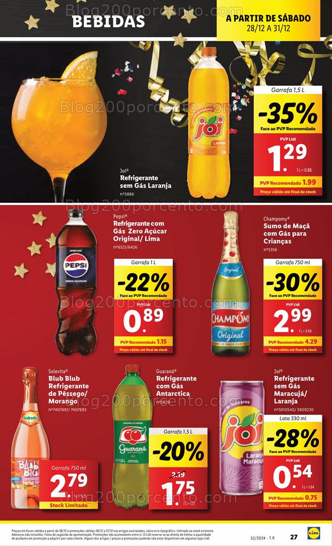 Antevisão Folheto LIDL Promoções de 26 a 31 dezembro