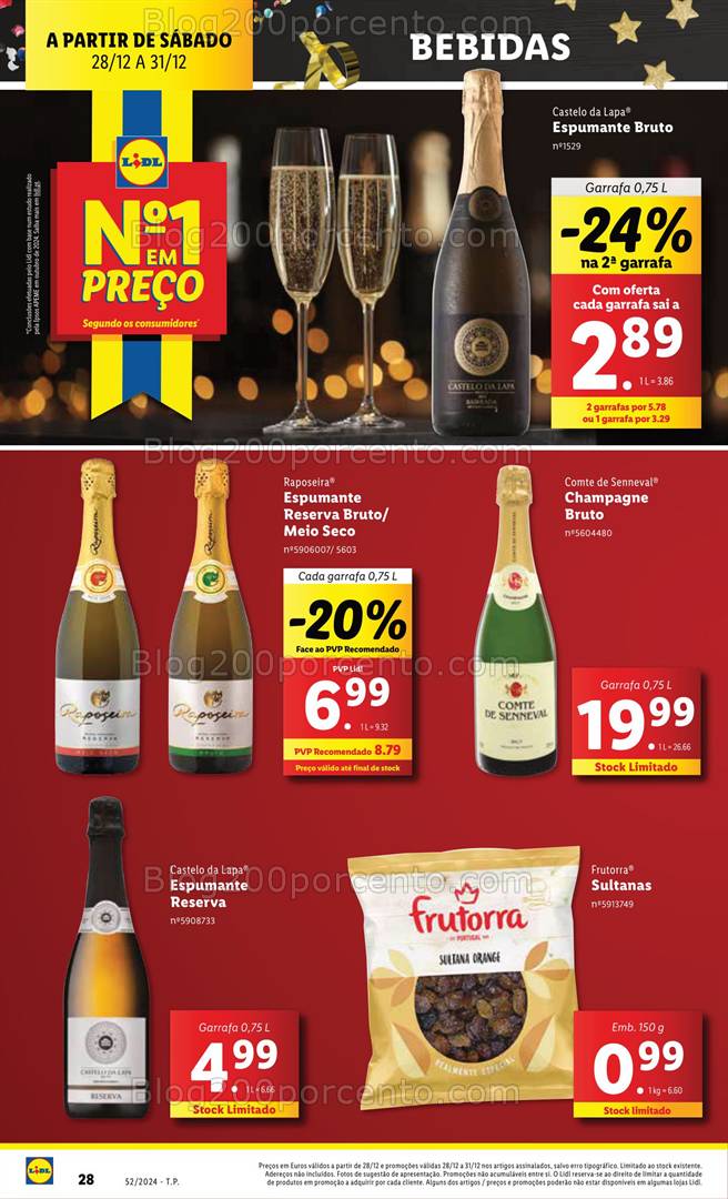 Antevisão Folheto LIDL Promoções de 26 a 31 dezembro