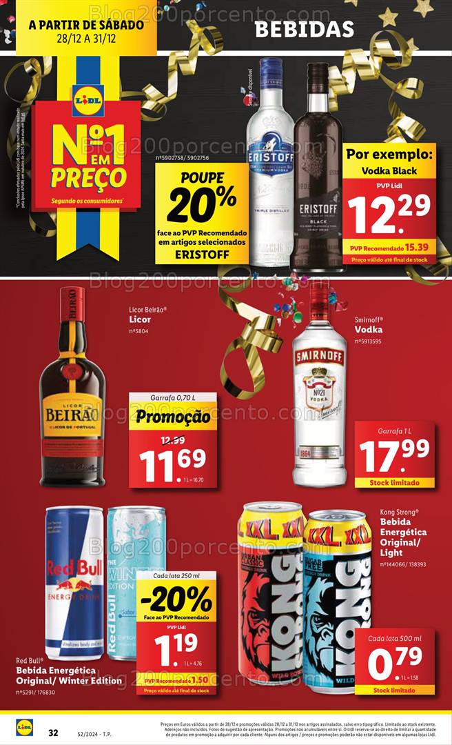 Antevisão Folheto LIDL Promoções de 26 a 31 dezembro