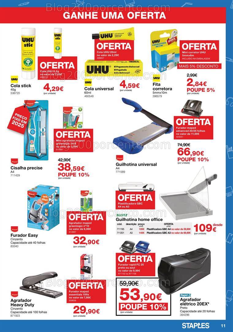 Antevisão Folheto STAPLES Promoções de 2 janeiro a 20 fevereiro