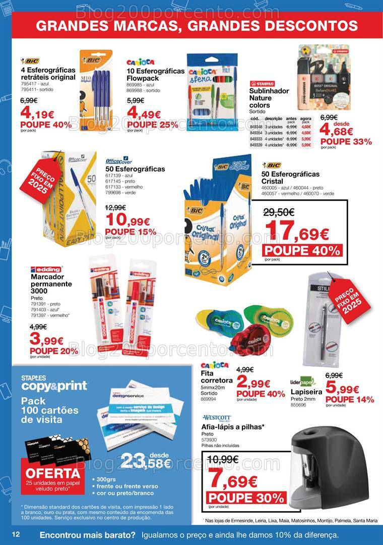 Antevisão Folheto STAPLES Promoções de 2 janeiro a 20 fevereiro