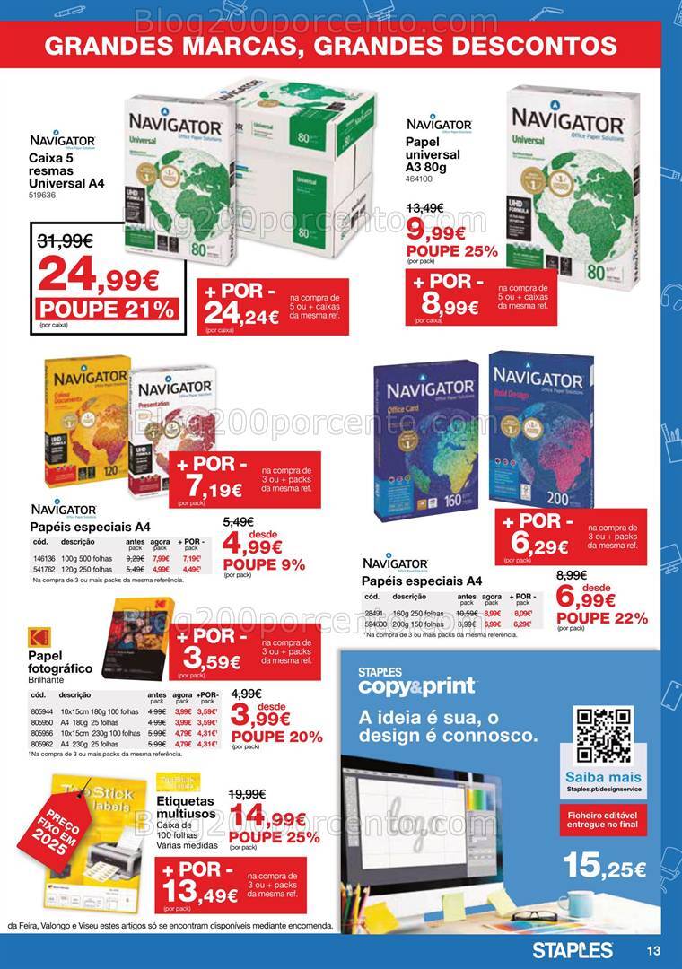 Antevisão Folheto STAPLES Promoções de 2 janeiro a 20 fevereiro