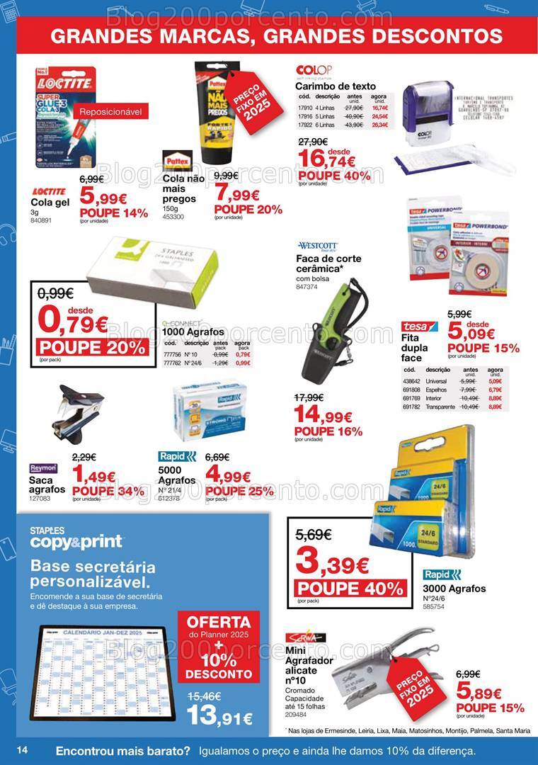 Antevisão Folheto STAPLES Promoções de 2 janeiro a 20 fevereiro