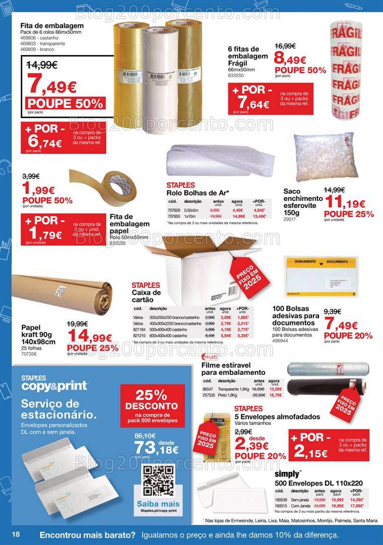 Antevisão Folheto STAPLES Promoções de 2 janeiro a 20 fevereiro