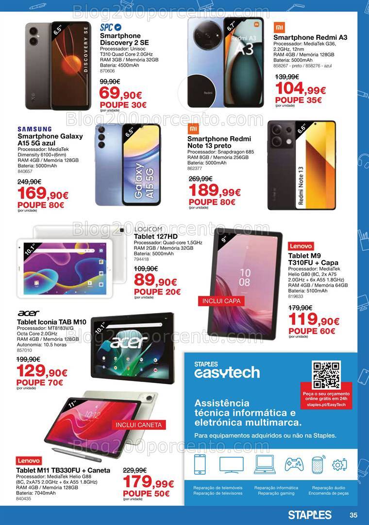 Antevisão Folheto STAPLES Promoções de 2 janeiro a 20 fevereiro