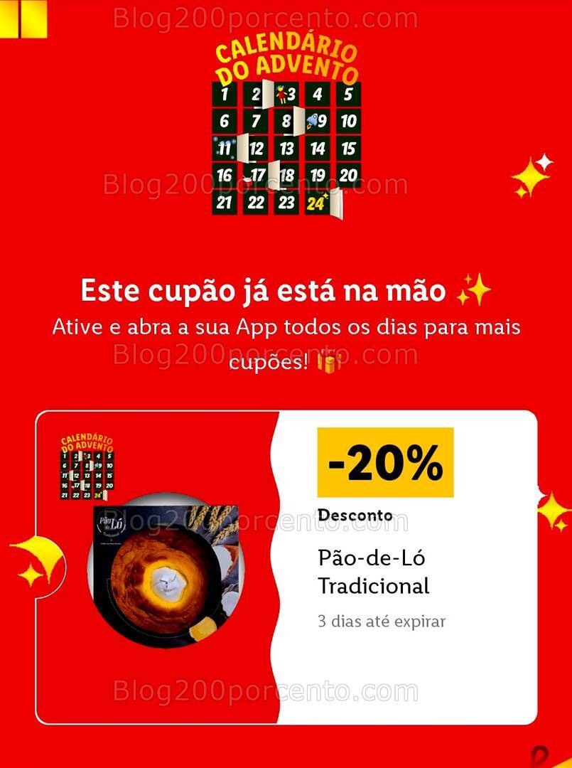 ALERTA - Calendário do Advento LIDL Conheça os descontos - 1 dezembro!
