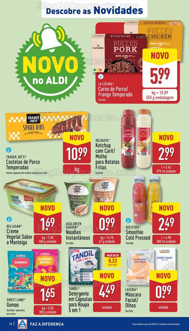 Antevisão Folheto ALDI Promoções de 30 dezembro a 7 janeiro