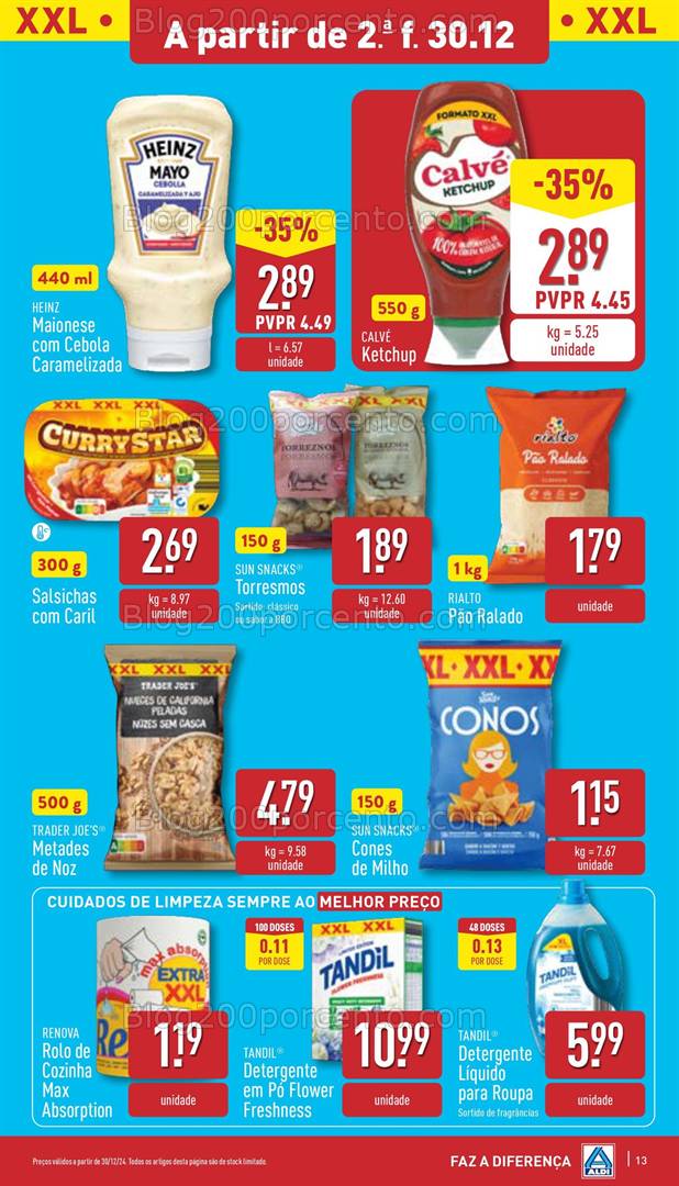 Antevisão Folheto ALDI Promoções de 30 dezembro a 7 janeiro