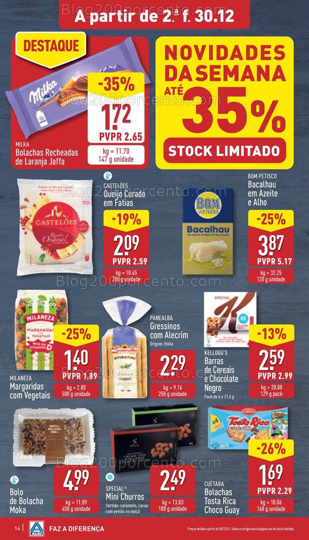 Antevisão Folheto ALDI Promoções de 30 dezembro a 7 janeiro