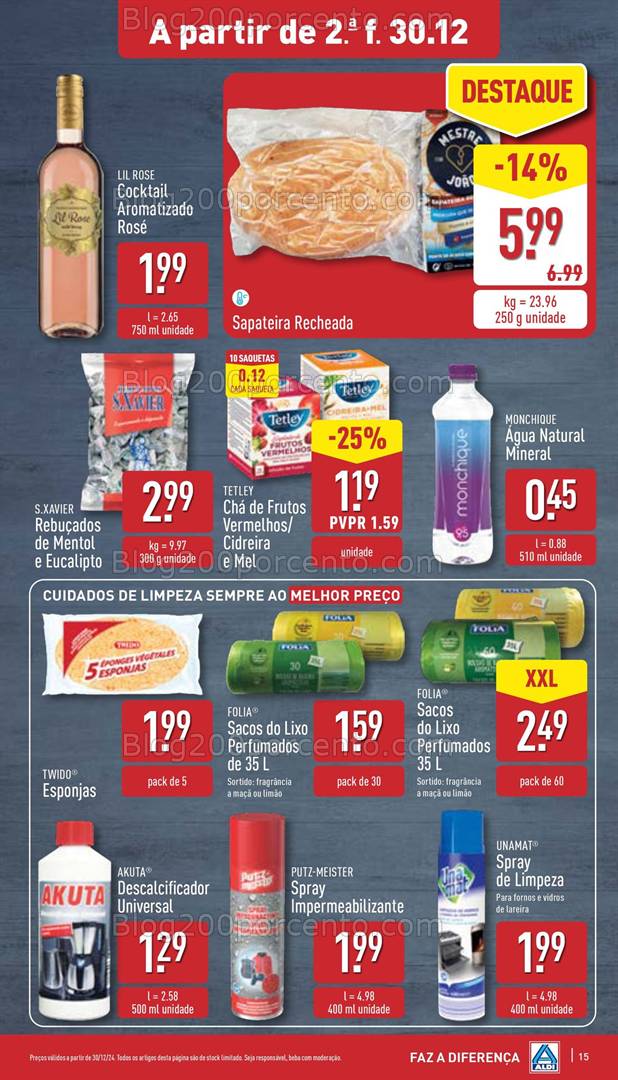 Antevisão Folheto ALDI Promoções de 30 dezembro a 7 janeiro