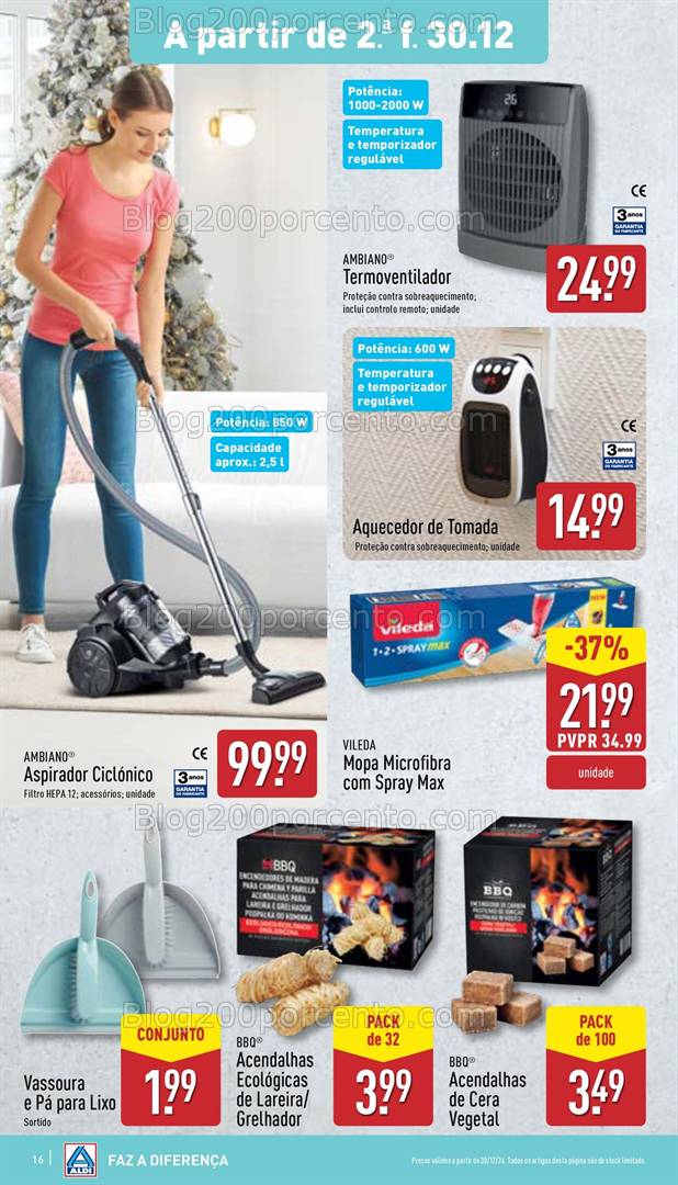 Antevisão Folheto ALDI Bazar Promoções a partir de 30 dezembro