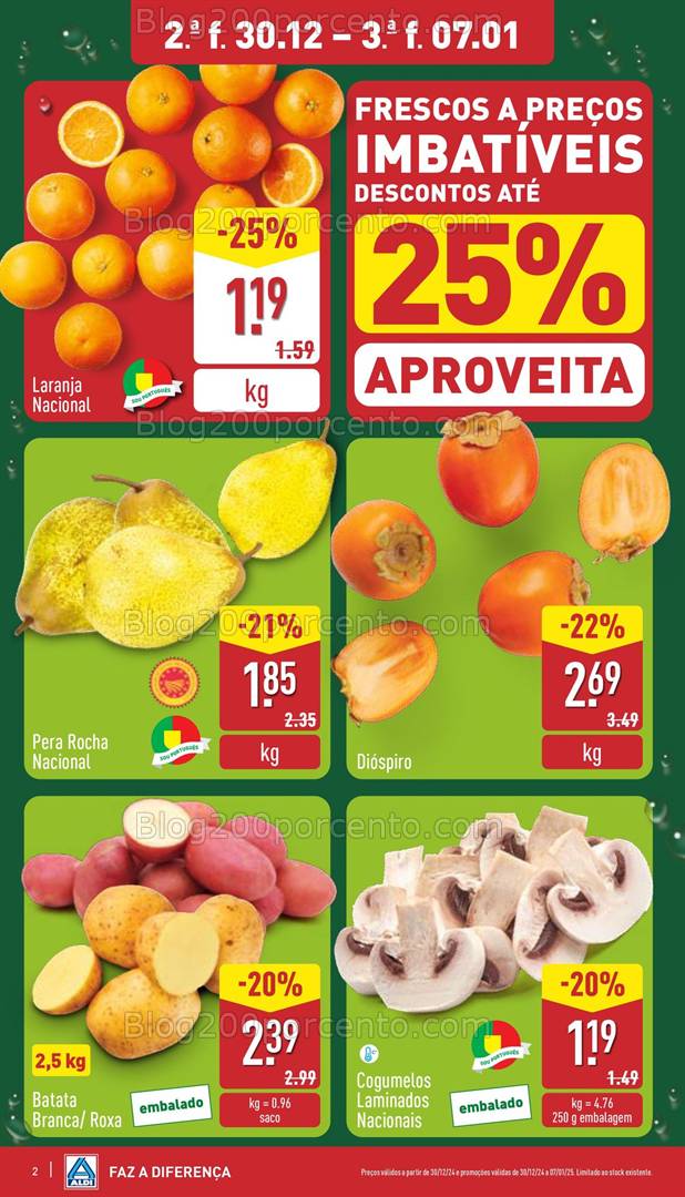 Antevisão Folheto ALDI Promoções de 30 dezembro a 7 janeiro