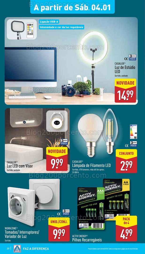 Antevisão Folheto ALDI Promoções de 30 dezembro a 7 janeiro