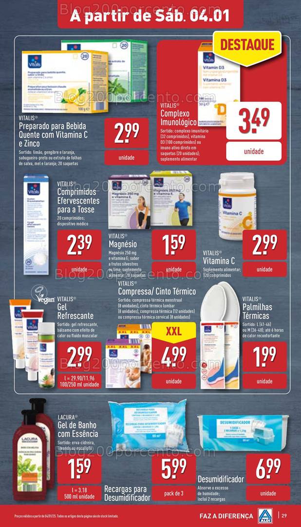 Antevisão Folheto ALDI Promoções de 30 dezembro a 7 janeiro