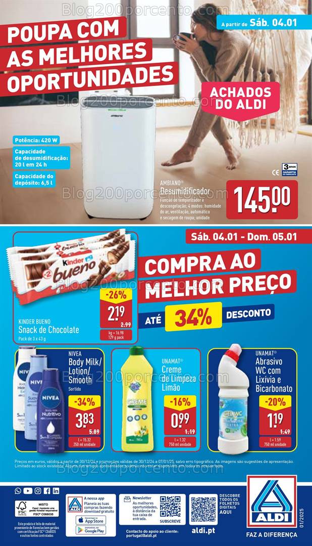 Antevisão Folheto ALDI Promoções de 30 dezembro a 7 janeiro