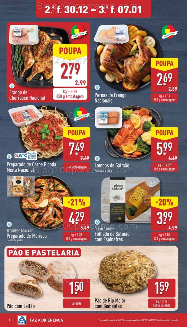 Antevisão Folheto ALDI Promoções de 30 dezembro a 7 janeiro