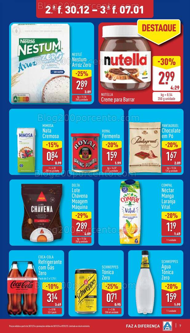 Antevisão Folheto ALDI Promoções de 30 dezembro a 7 janeiro