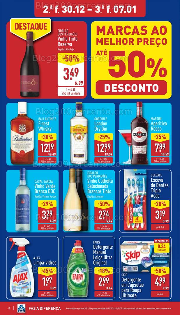 Antevisão Folheto ALDI Promoções de 30 dezembro a 7 janeiro