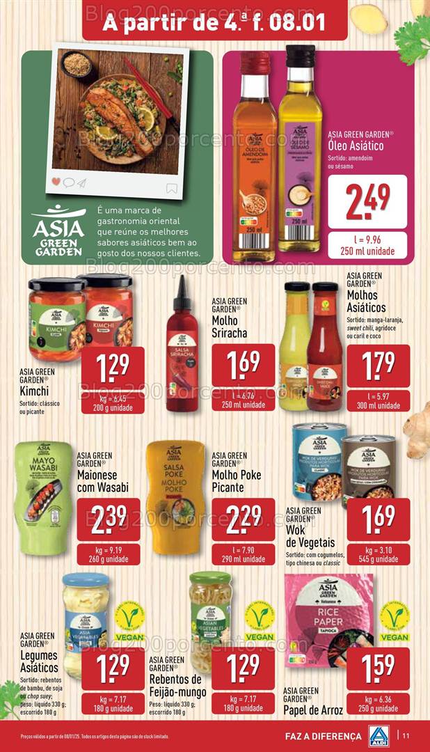 Antevisão Folheto ALDI Promoções de 8 a 14 janeiro