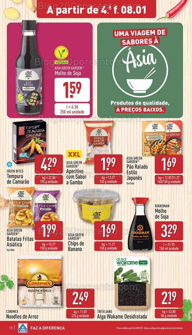 Antevisão Folheto ALDI Promoções de 8 a 14 janeiro