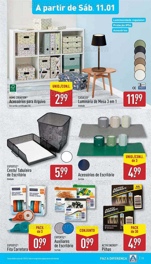 Antevisão Folheto ALDI Promoções de 8 a 14 janeiro