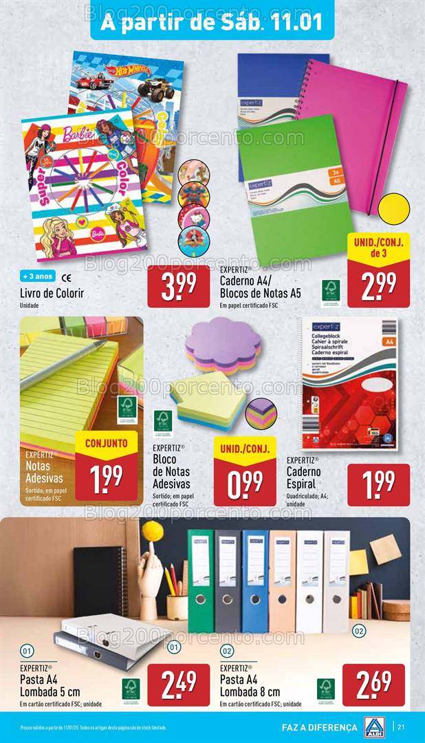 Antevisão Folheto ALDI Promoções de 8 a 14 janeiro