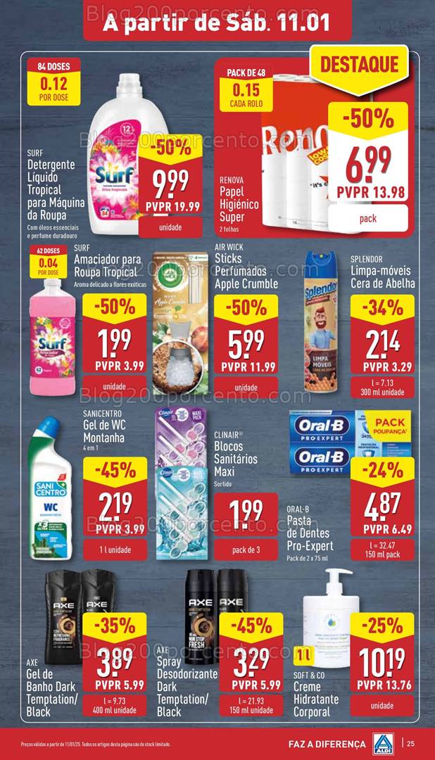 Antevisão Folheto ALDI Promoções de 8 a 14 janeiro