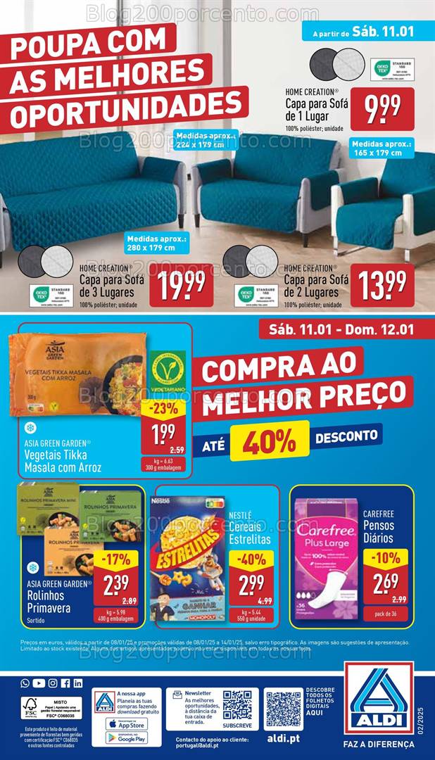 Antevisão Folheto ALDI Promoções de 8 a 14 janeiro