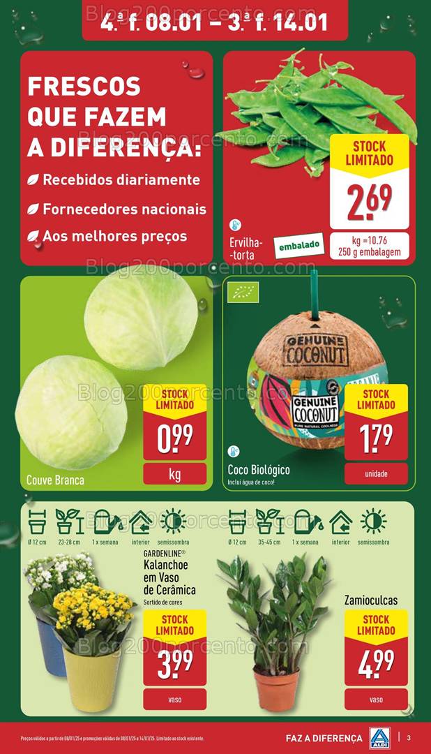 Antevisão Folheto ALDI Promoções de 8 a 14 janeiro