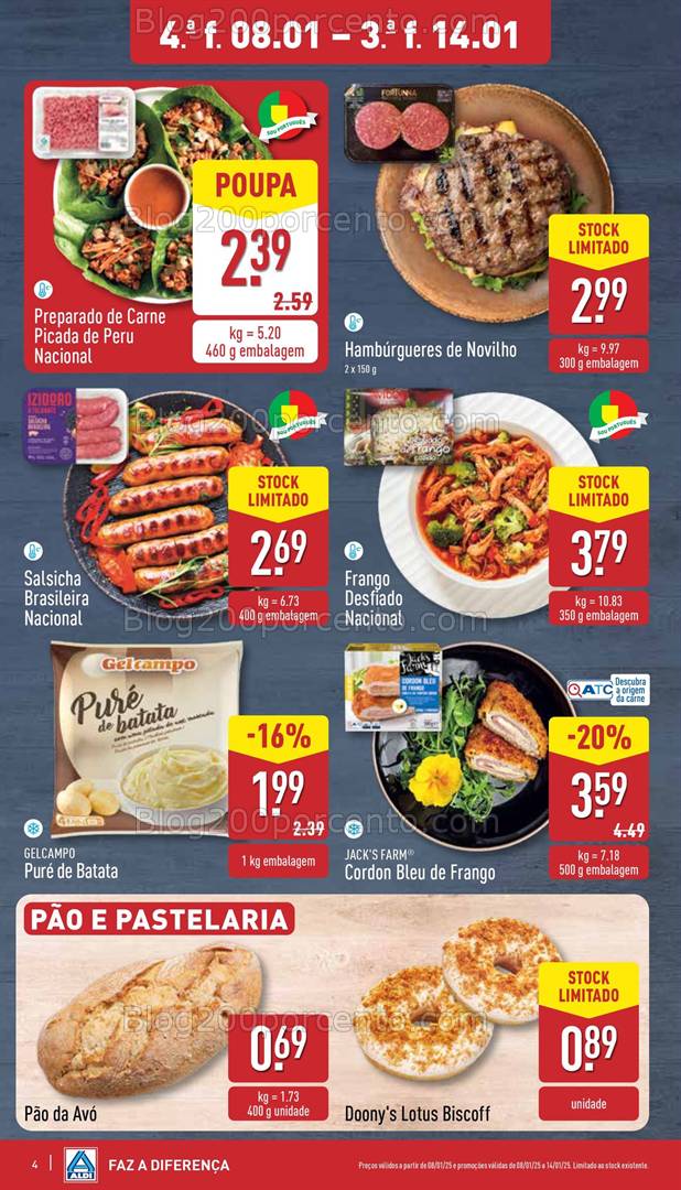 Antevisão Folheto ALDI Promoções de 8 a 14 janeiro