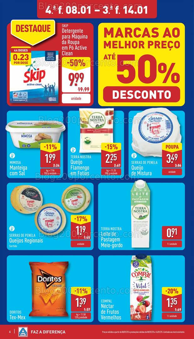 Antevisão Folheto ALDI Promoções de 8 a 14 janeiro