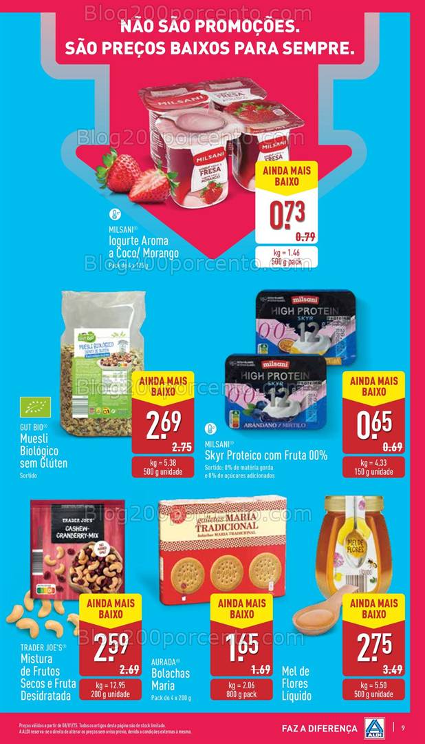 Antevisão Folheto ALDI Promoções de 8 a 14 janeiro