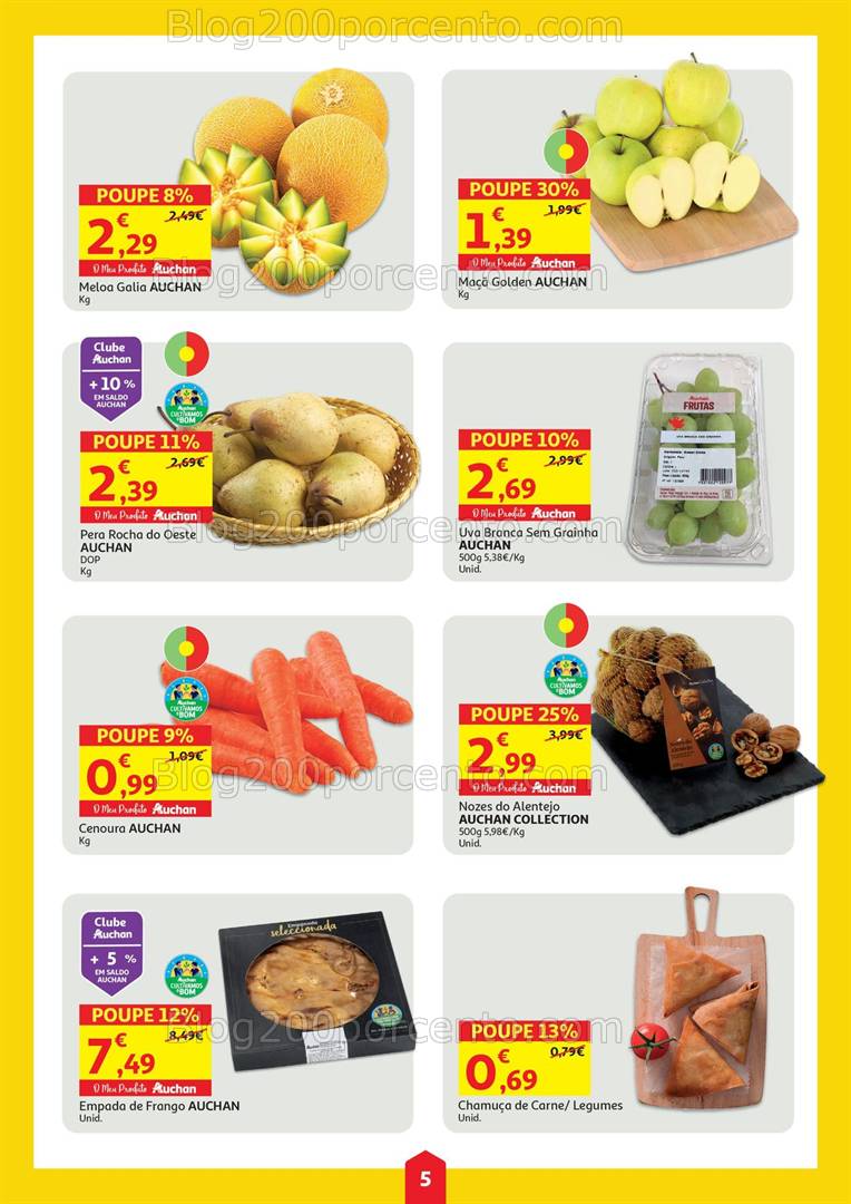 Antevisão Folheto AUCHAN Promoções de 2 a 7 janeiro