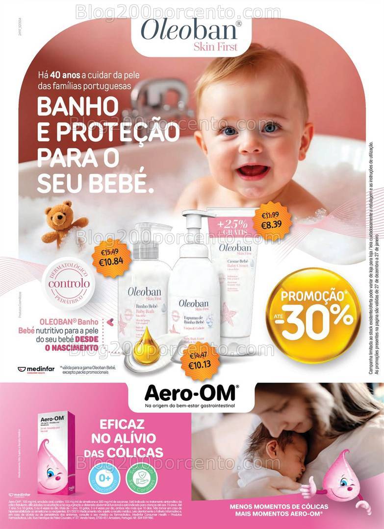 Antevisão Folheto AUCHAN Saúde e Bem-Estar Bebé Promoções de 27 dezembro a 27 janeiro