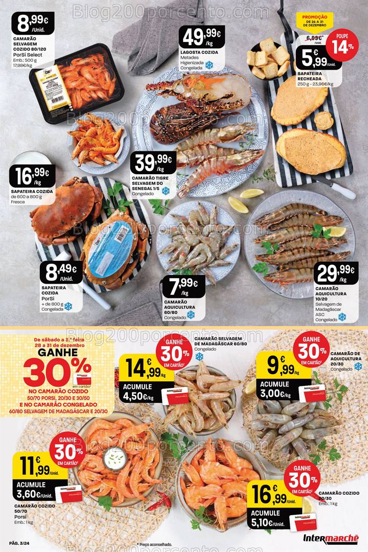 Antevisão Folheto INTERMARCHÉ Contact Promoções de 26 a 31 dezembro