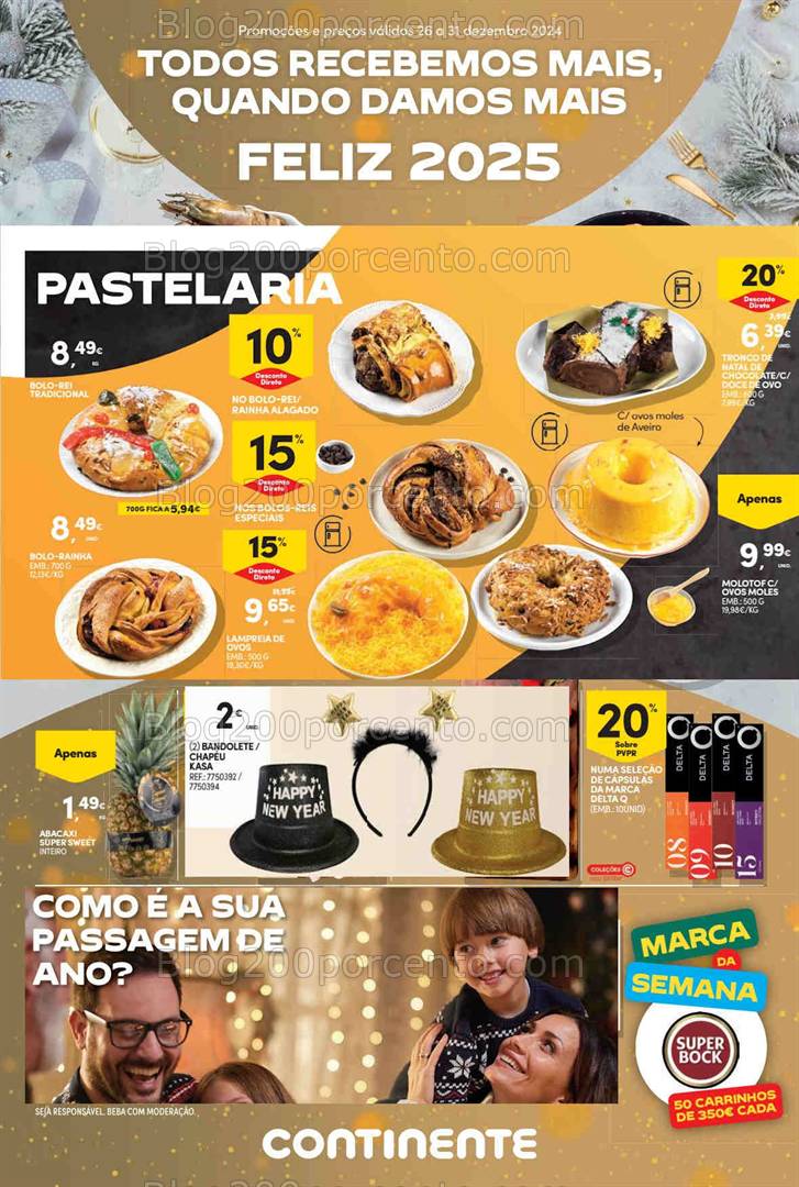 Antevisão Folheto CONTINENTE Promoções de 26 a 31 dezembro