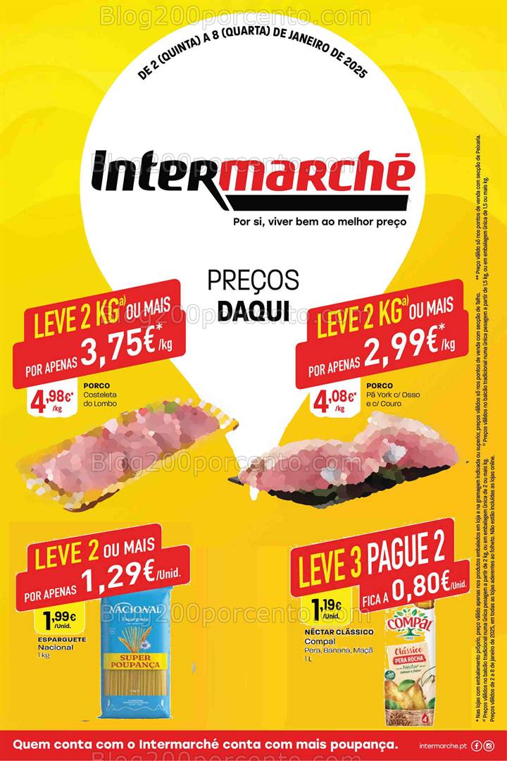 Antevisão Folheto INTERMARCHÉ Promoções de 2 a 8 janeiro