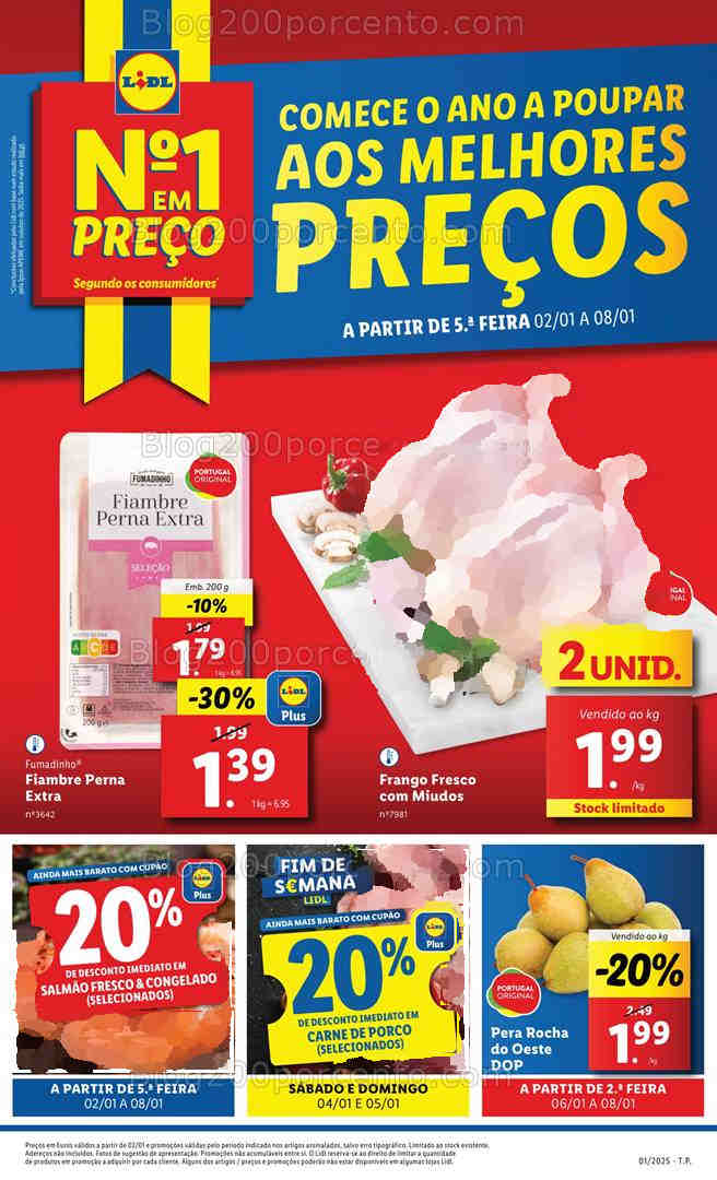 Antevisão Folheto LIDL Promoções de 2 a 8 janeiro