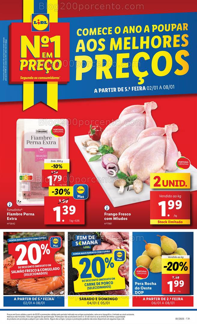 Antevisão Folheto LIDL Promoções de 2 a 8 janeiro