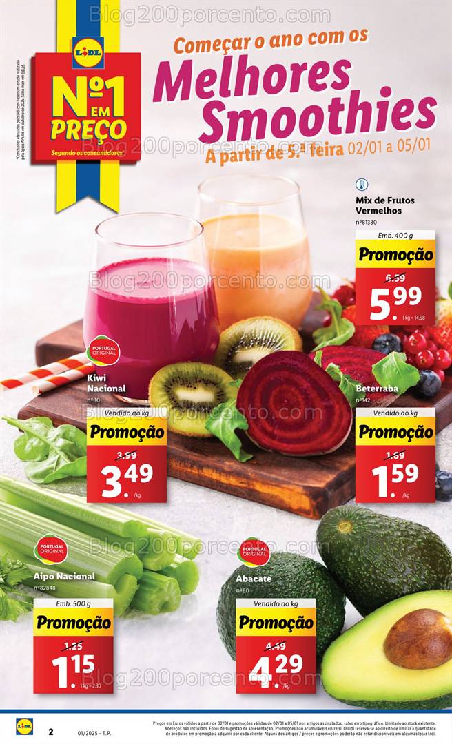 Antevisão Folheto LIDL Promoções de 2 a 8 janeiro