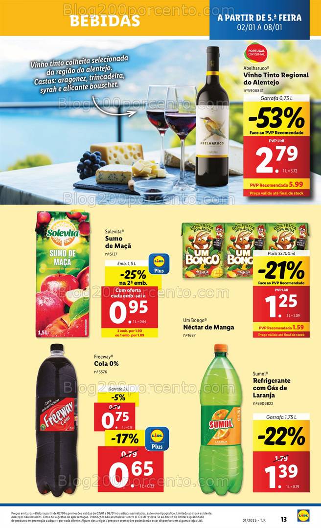 Antevisão Folheto LIDL Promoções de 2 a 8 janeiro